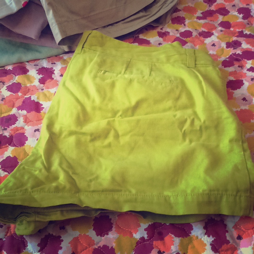 Loft green shorts